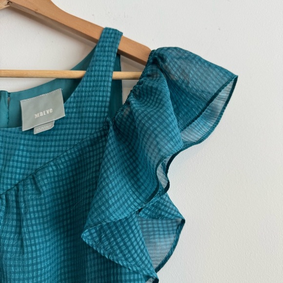 Anthropologie Maeve Tavin Cold Shoulder Top size 0 - Picture 3 of 7